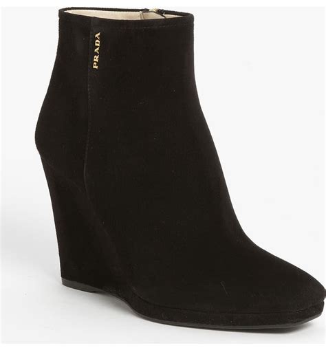 prada sport suede wedge boots|prada ankle boots nordstrom.